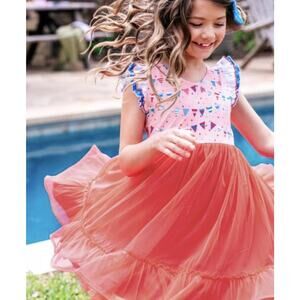 Wildflowers Flag Tulle Dress